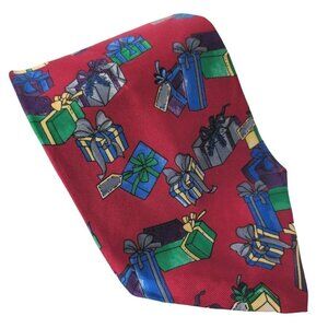 Holiday Christmas Gifts All Over Print Silk Necktie